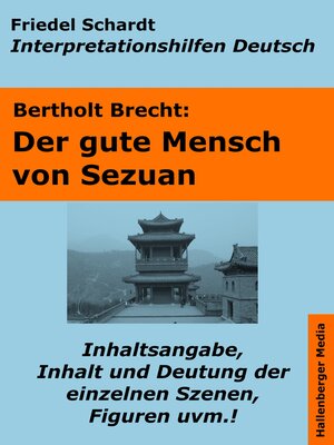 cover image of Der gute Mensch von Sezuan